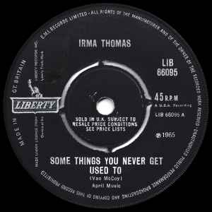 Irma Thomas - Some Things You Never Get Used To / You Don't Miss A Good Thing (Until It's Gone) album cover