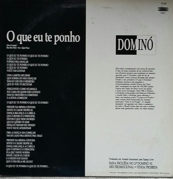 last ned album Dominó - O Que Eu Te Ponho