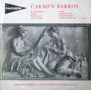 Carmen Barros - Pathé-Vox Présente Carmen Barros album cover