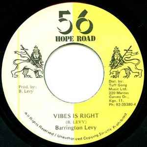 Barrington Levy – Vibes Is Right (1985, Vinyl) - Discogs