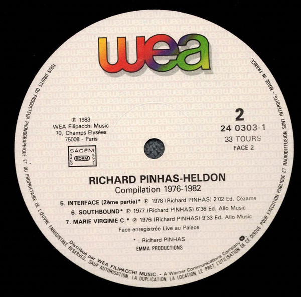 télécharger l'album Richard Pinhas Heldon - Perspective Compilation 1976 1982