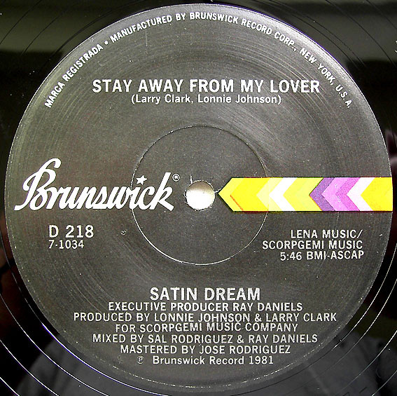 Satin Dream – Stay Away From My Lover (1981, Vinyl) - Discogs