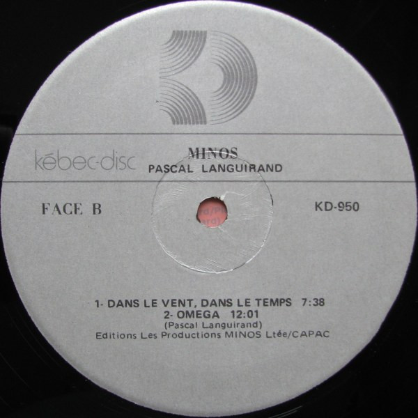 Pascal Languirand - Minos | Kébec-Disc (KD-950) - 4