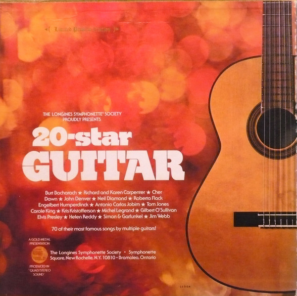 Longines Symphonette Society 20 Star Guitar Vinyl Discogs