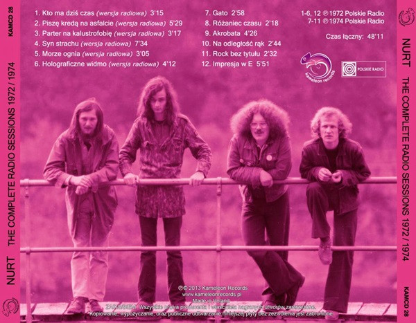 ladda ner album Nurt - The Complete Radio Sessions 19721974