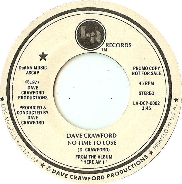 last ned album Dave Crawford - No Time To Lose