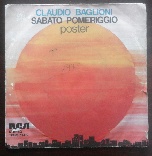 Claudio Baglioni - Sabato Pomeriggio, Releases