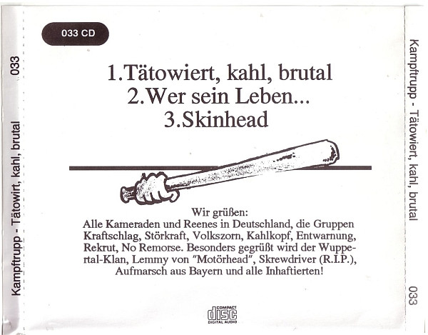 ladda ner album Kampftrupp - Tätowiert Kahl Brutal
