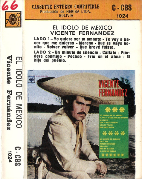 Vicente Fernandez – El Idolo De Mexico (Cassette) - Discogs