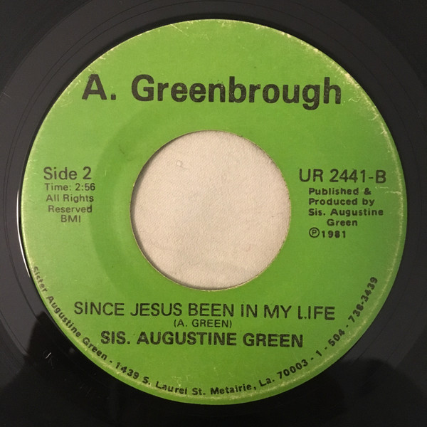 baixar álbum Sis Augustine Green - Since Jesus Been In My Life Since Jesus Been In My Life