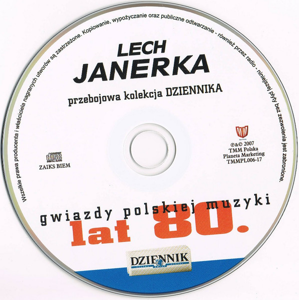 télécharger l'album Lech Janerka - Gwiazdy Polskiej Muzyki Lat 80 Lech Janerka