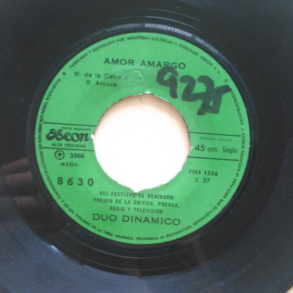 last ned album Dúo Dinámico - Amor Amargo