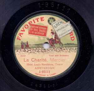 Louis Morrisson - La Charité / de Bloemen Die Wij Minnen album cover