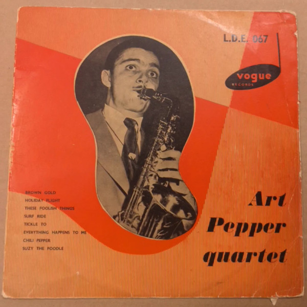 Art Pepper Quartet – Art Pepper Quartet (1953, Vinyl) - Discogs