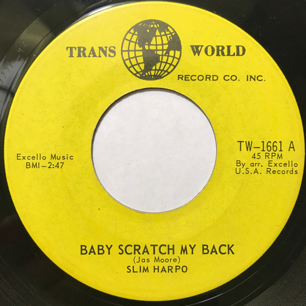 Slim Harpo – Baby Scratch My Back (1966, Vinyl) - Discogs