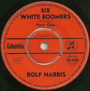 Rolf Harris - Six White Boomers album cover