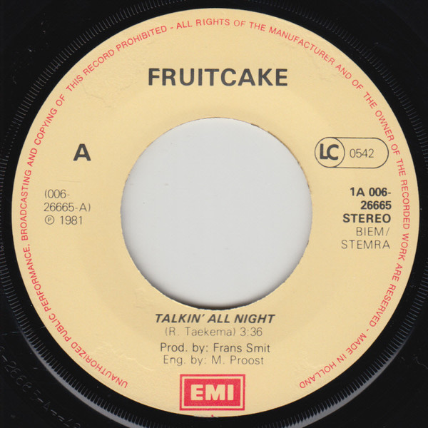 ladda ner album Fruitcake - Talkin All Night