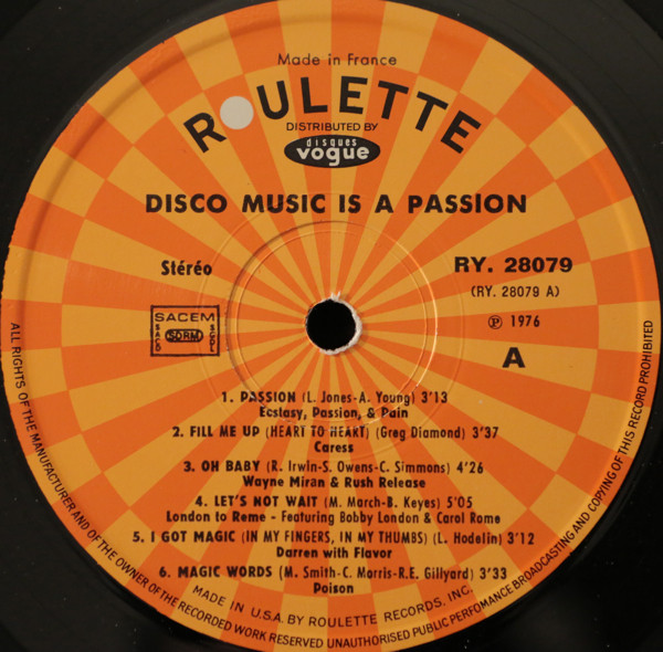 lataa albumi Various - Disco Music Is A Passion
