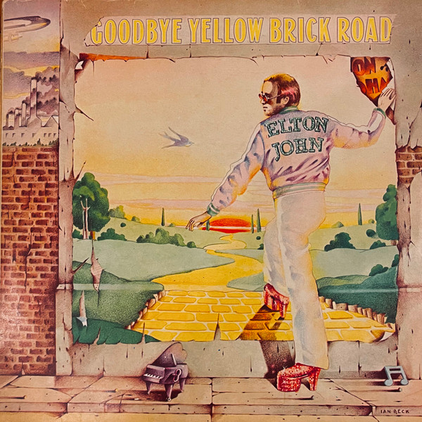 Elton John – Goodbye Yellow Brick Road (1973, Tri-fold Cover, deep red ...