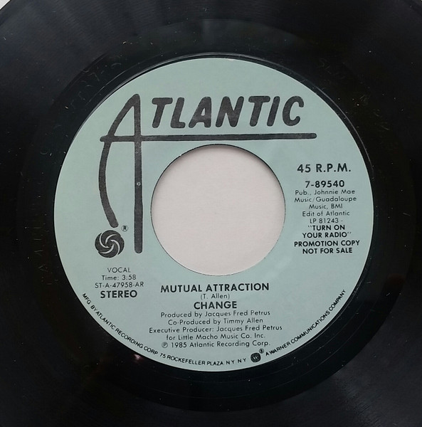 Change – Mutual Attraction (1985, Vinyl) - Discogs