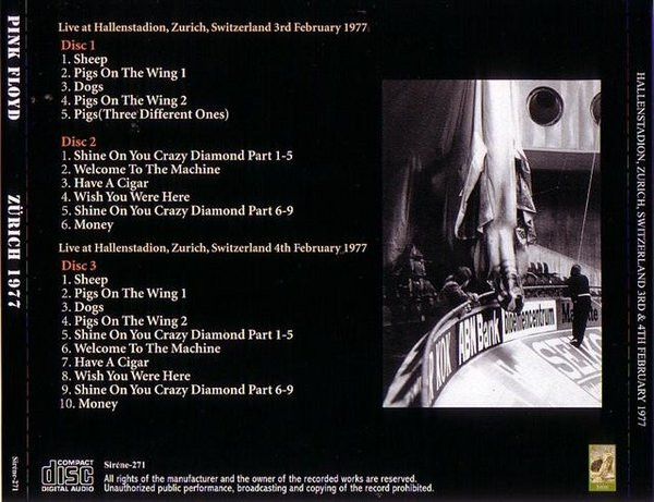 ladda ner album Pink Floyd - Zürich 1977