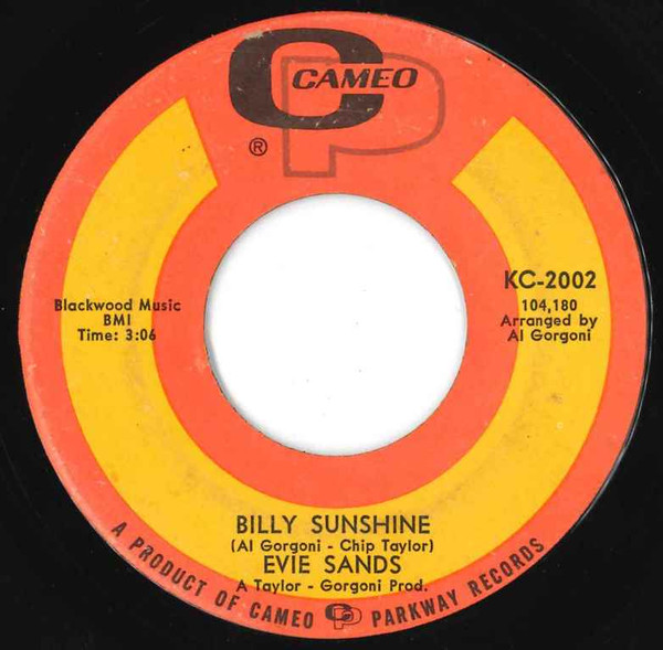 Evie Sands – Billy Sunshine (1968, Vinyl) - Discogs