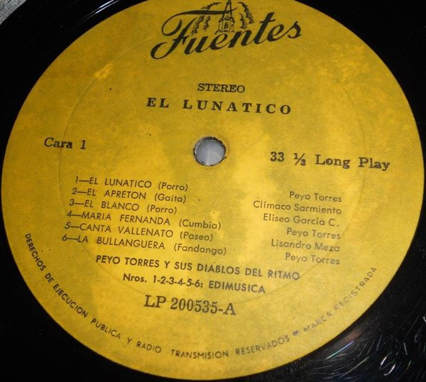 last ned album Peyo Torres Y Sus Diablos Del Ritmo - El Lunatico