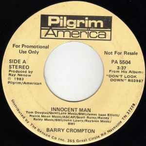 Barry Crompton - Innocent Man album cover