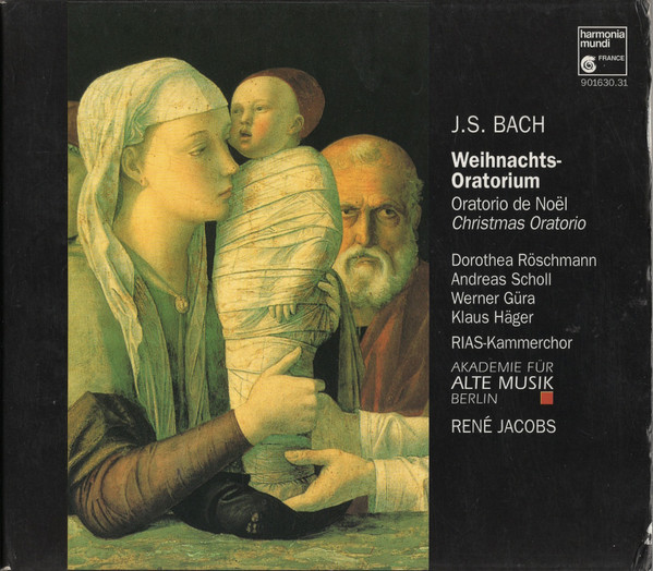 baixar álbum J S Bach Dorothea Röschmann, Andreas Scholl, Werner Güra, Klaus Häger, RIASKammerchor, Akademie Für Alte Musik Berlin, René Jacobs - Weihnachts Oratorium Oratorio De Noël Christmas Oratorio