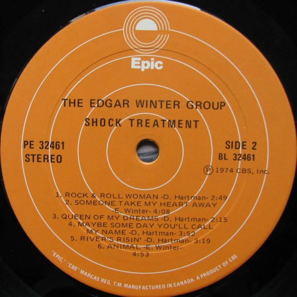 The Edgar Winter Group - Shock Treatment | Epic (PE 32461) - 4