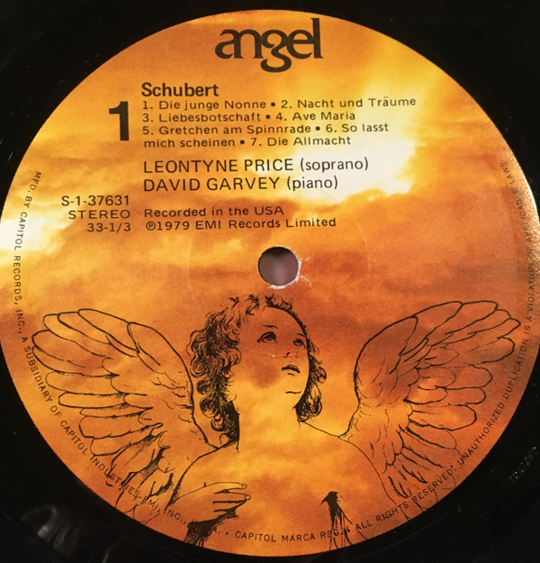 last ned album Leontyne Price, David Garvey - Lieder by Schubert and Richard Strauss