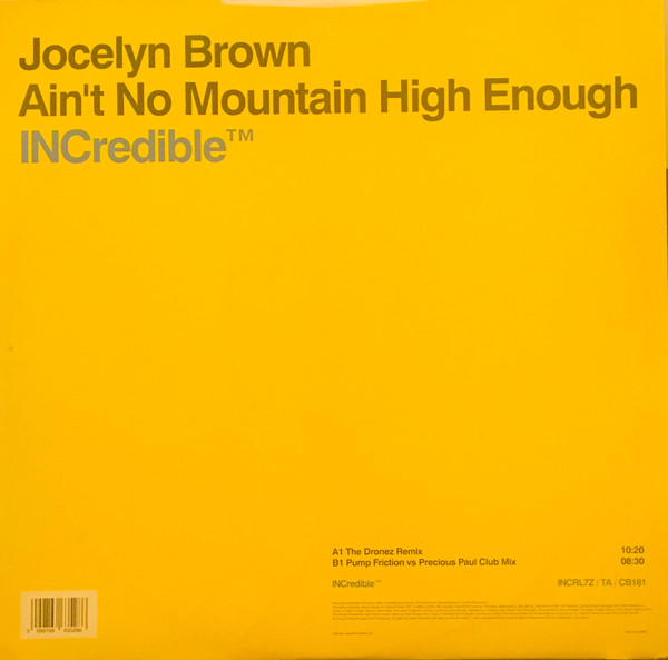 Jocelyn Brown – Ain't No Mountain High Enough (1998, CD) - Discogs