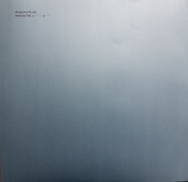 Autechre - PLUS | Warp Records (warp lp 338) - 7