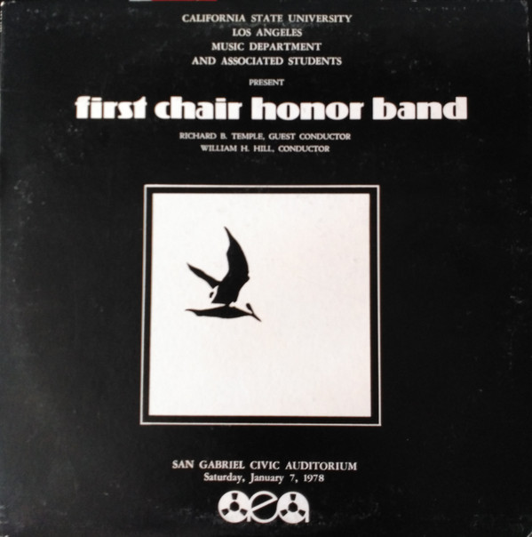 ladda ner album First Chair Honor Band, William H Hill, Richard B Temple - First Chair Honor Band