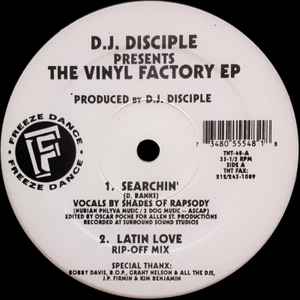 The Vinyl Factory EP - D.J. Disciple