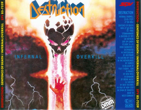 Destruction – Sentence Of Death / Infernal Overkill (2000, CD 