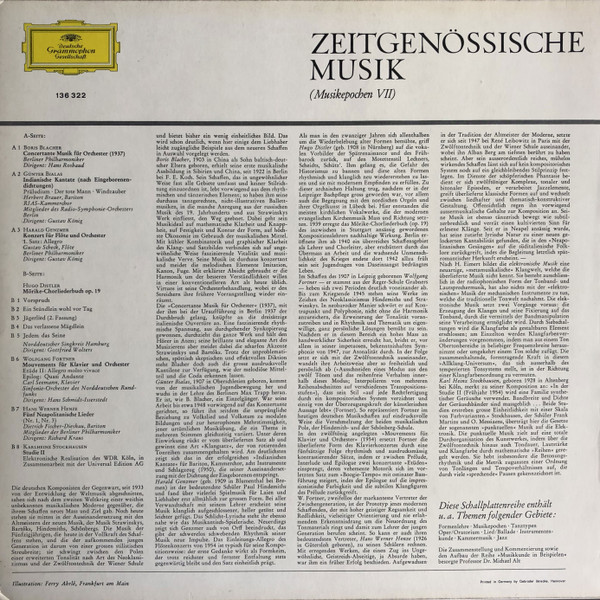 baixar álbum Various - Zeitgenössische Musik Musikepochen VII