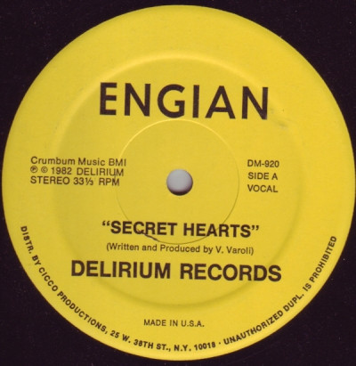 Engian – Secret Hearts (1982, Vinyl) - Discogs