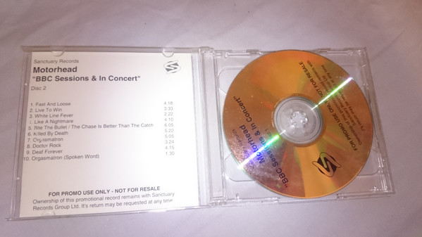 Motörhead – BBC Live & In-Session (CD) - Discogs