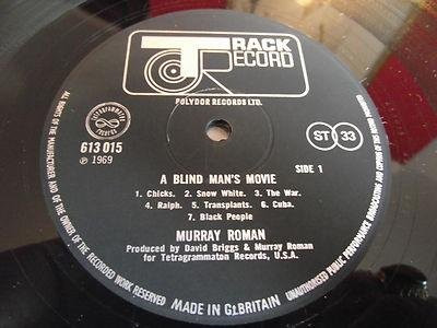 Murray Roman – A Blind Man's Movie (1969, Vinyl) - Discogs