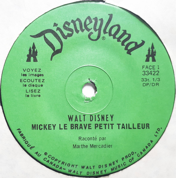 ladda ner album Various - Walt Disney Presente Mickey Le Brave Petit Tailleur
