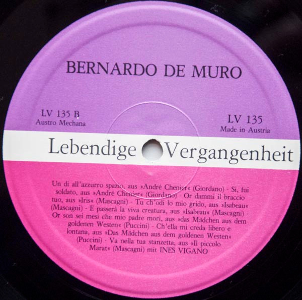 télécharger l'album Bernardo De Muro - Lebendige Vergangenheit Bernardo De Muro