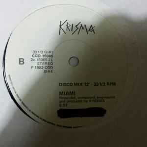 Krisma - Water / Miami album cover