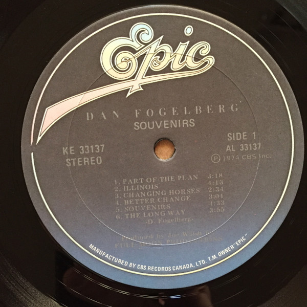 Dan Fogelberg - Souvenirs | Epic (KE 33137) - 4