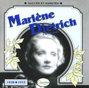 Marlene Dietrich - 1928-1933 album cover