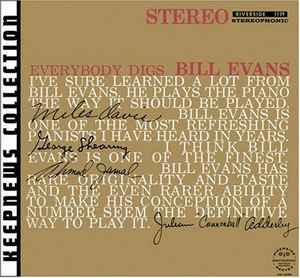 The Bill Evans Trio - Everybody Digs Bill Evans album cover