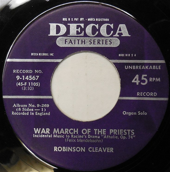 Album herunterladen Robinson Cleaver - Church Organ