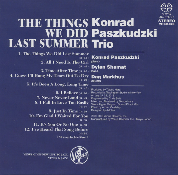 baixar álbum Konrad Paszkudzki Trio - The Things We Did Last Summer