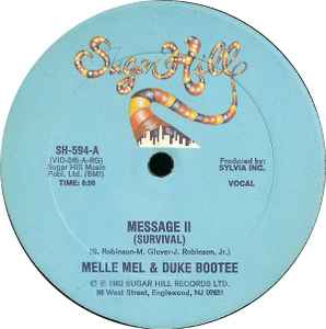 Melle Mel & Duke Bootee – Message II (Survival) (1982, Vinyl