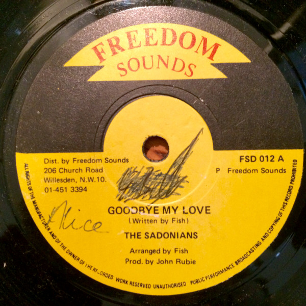 The Sadonians – Goodbye My Love (1979, Vinyl) - Discogs